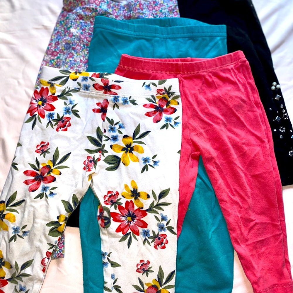 Leggings toddler/sweats and add on bonus